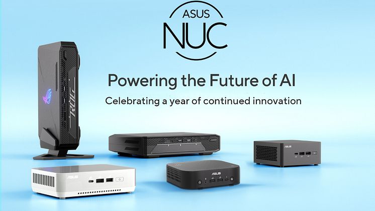 ASUS Celebrates One-Year Anniversary of NUC Portfolio Takeover with Major Milestones and AI Innovations 