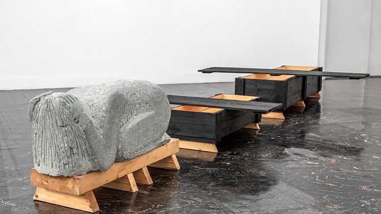 «Gimme Shelter» av Aage Gaup. Foto: Vegard Kleven / NBK