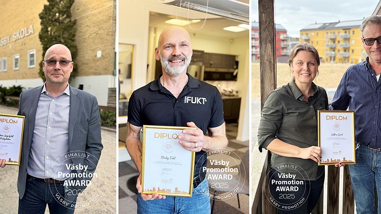 Finalisterna till Väsby Promotion Award utsedda