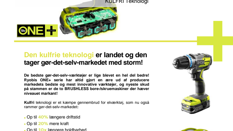 Den kulfrie teknologi er landet og den tager gør-det-selv-markedet med storm!