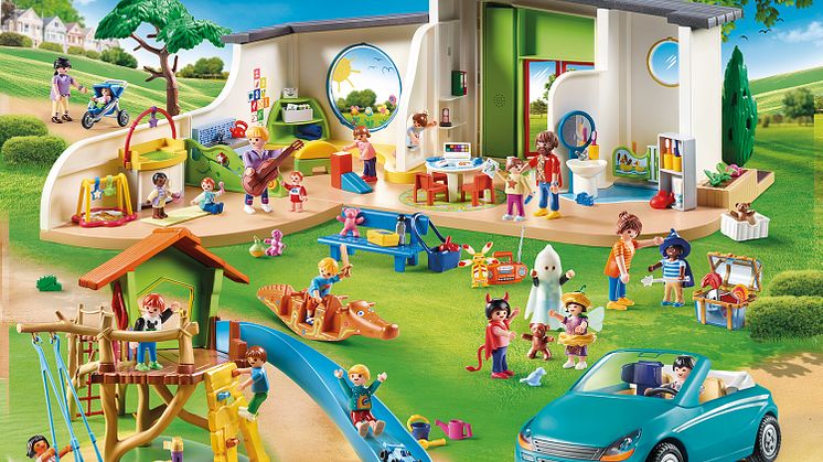 Die neue PLAYMOBIL-Spielwelt KiTa "Regenbogen"