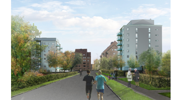 Helsingborgshem utvecklar Husensjö med 60 nya bostäder