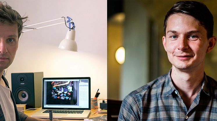 Andreas Kurtsson och Johan Österholm (Bild på Johan Österholm tagen av fotograf Guillaume Levrier) är årets Anna Kockumstipendiater.