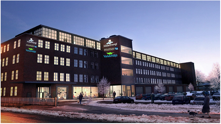 VafabMiljö, Mälarenergi och Mimer planerar att flytta ihop i samma kontorshus 2018 på Björnövägen i Västerås.