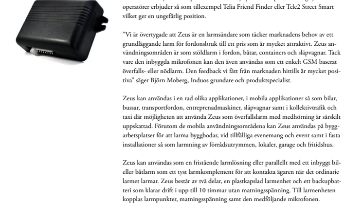 SMS larm för fordon och mer