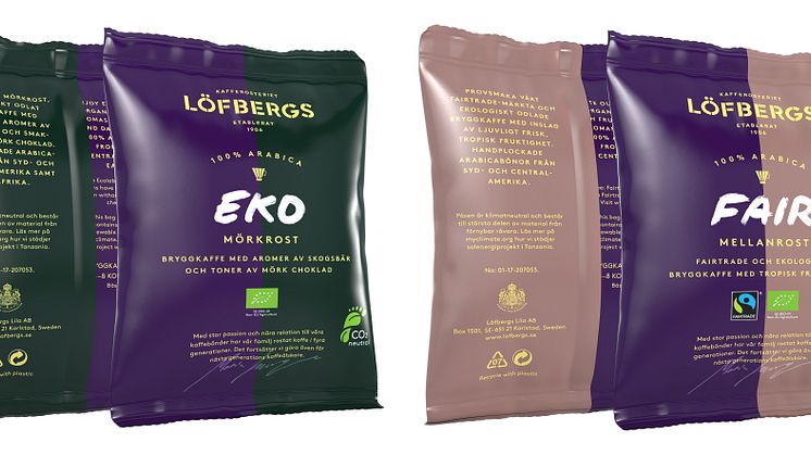 ​Löfbergs panostaa ympäristöystävälliseen muoviin