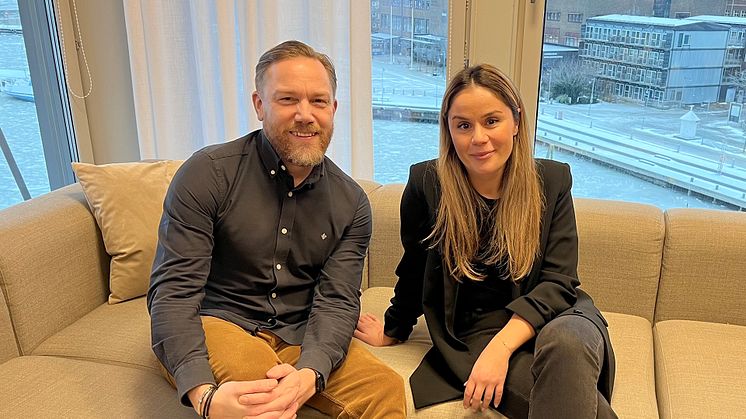 Claes Stenborg och Rashin Kabodvand