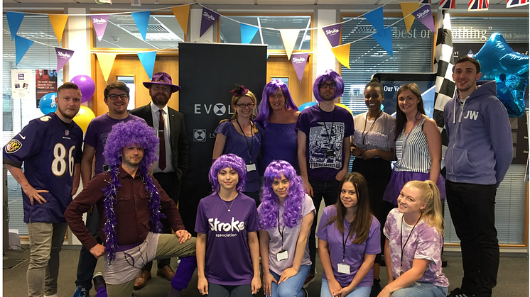 ​LSH Auto in Stockport go purple this May
