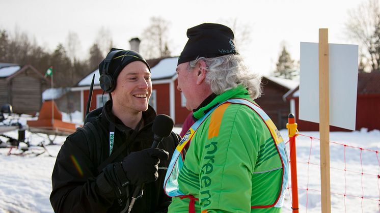 Intervju av Vasaloppsåkare i Tällberg