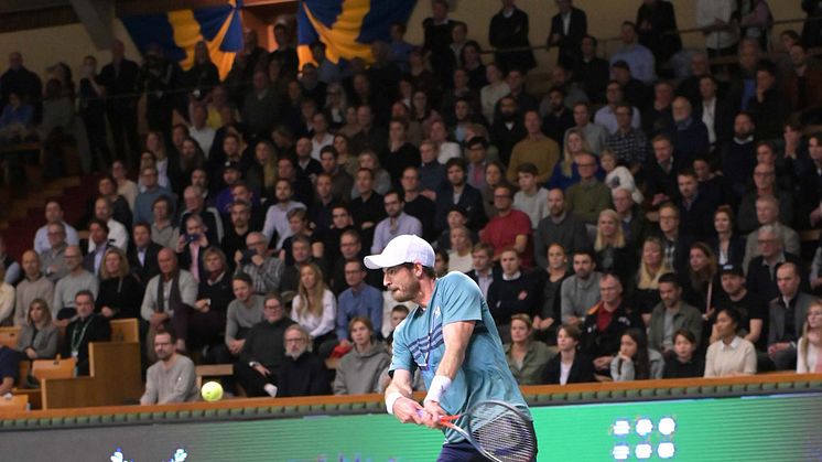 Andy Murray at Stockholm Open
