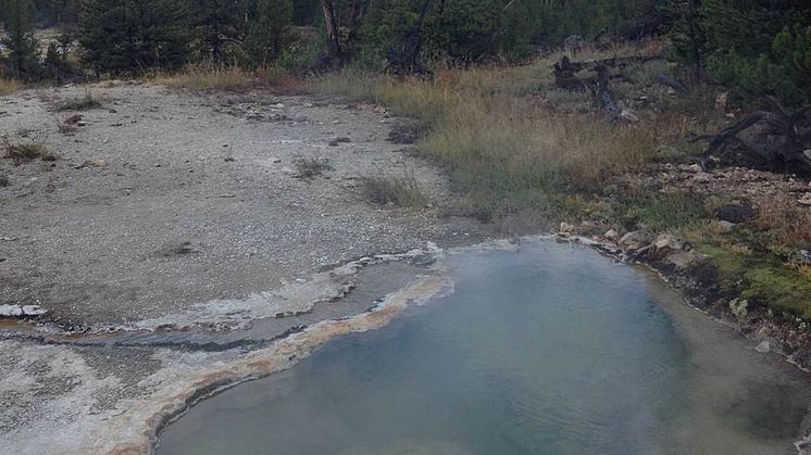 Yellowstone hot spring