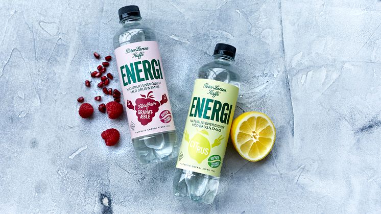 Både energi og smag i Peter Larsen Kaffes nye energidrik, ENERGI, kommer fra naturlige kilder.