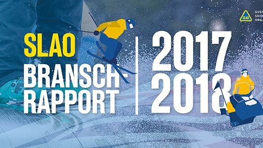 ​Snörik vinter gav rekord för svenska skidanläggningar – SLAO:s branschrapport 2017/2018