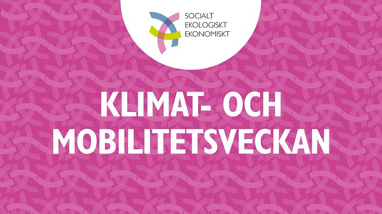Klimat- och mobilitetsvecka under vecka 38!