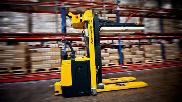 Inga fler ineffektiva transporter på lagret: Optiscan och Jungheinrich visar truckar utrustade med Pick-n-Go® på Logistik & Transportmässan. 