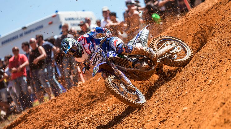 5位／4位で総合4位となった#461 ロマン・フェーブルとYZ450FM