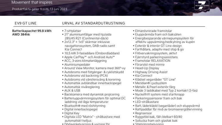 Faktablad Kia EV9 GT LINE 2023-06-13 Preliminär teknisk information.pdf