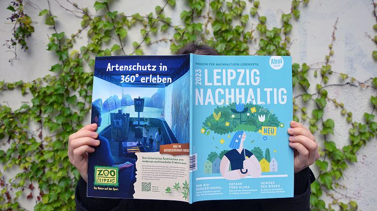 Das neue Sondermagazin LEIPZIG NACHHALTIG 2023 - Foto: Elli Flint 