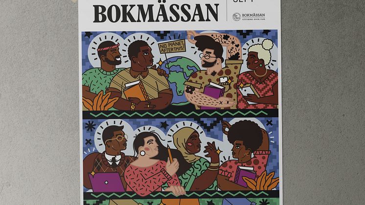 Poster Bokmässan 2022_Illustratör Karabo Poppy