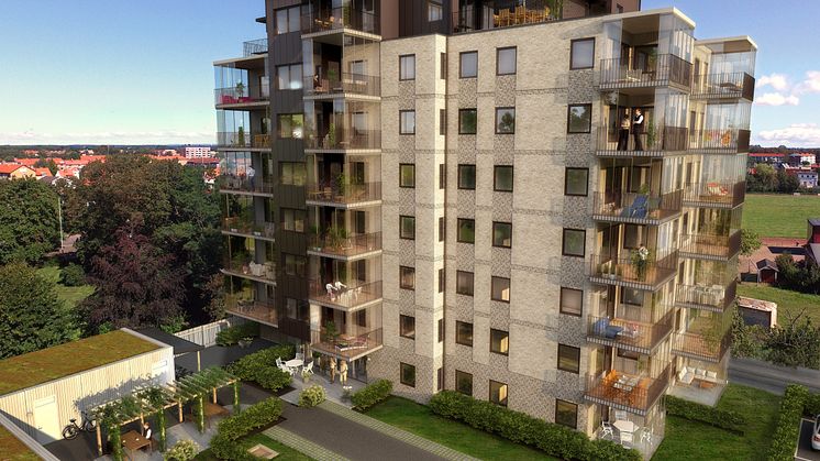 Riksbyggen startar försäljning en av seniorbostäder i Bonum Brf Keramikern i Höganäs