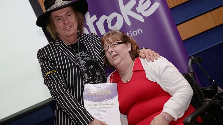 ​Leicester stroke survivor receives regional recognition