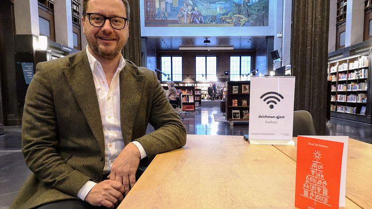 Biblioteksjef Knut Skansen, Deichman. Foto: Jørn Johansen