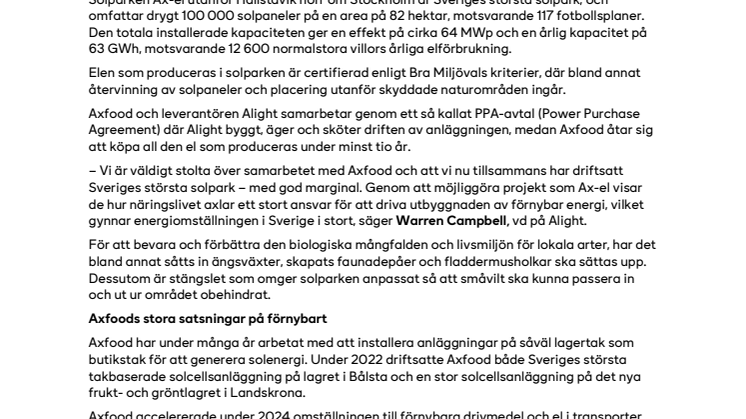PM_250430_Sveriges största solpark invigd av Axfood och Alight.pdf