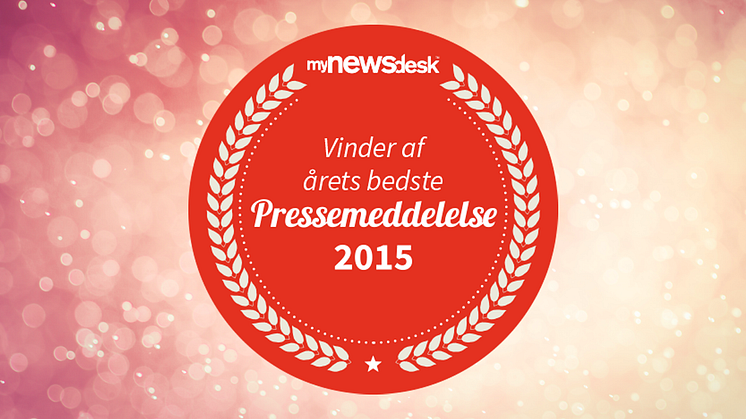 Vinder af Årets Pressemeddelelse 2015 er…
