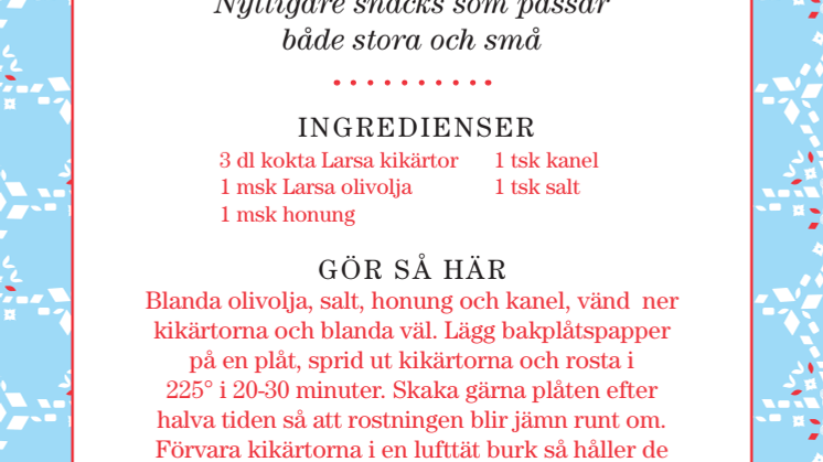 Kanel & honungsrostade kikärtor
