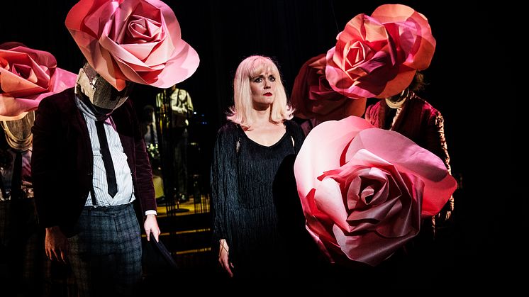Monicas vals med Mari Götesdotter i huvudrollen som Monica Zetterlund får nypremiär på Malmö Stadsteaters scen Hipp hösten 2020. Foto Emmalisa Pauly