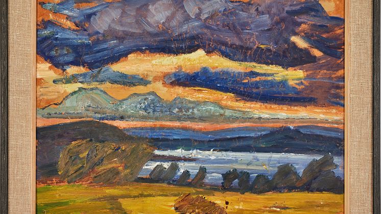 "Ångermanälven" av Helmer Osslund