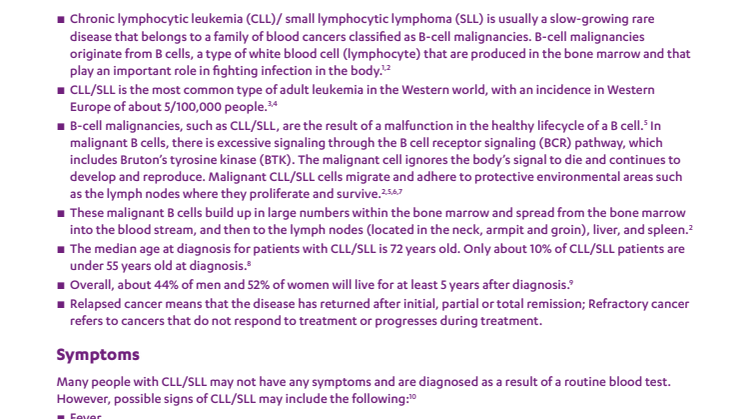 CLL Media Backgrounder