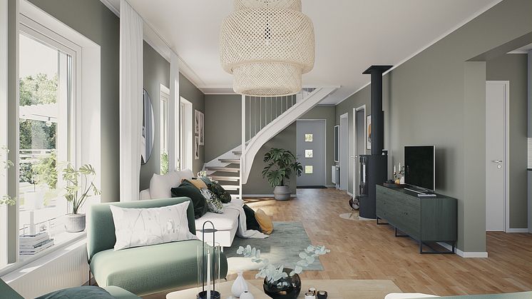 Vi premiärvisar vår senaste husmodell Villa Komstad i Listerby.