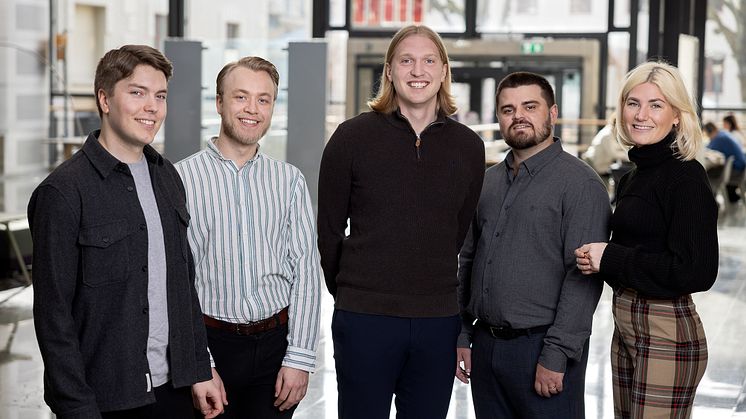 Teamet i Palats, ett portföljbolag till Chalmers Ventures
