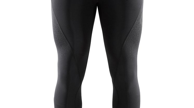 Delta Compression long tights för herr i färgen black