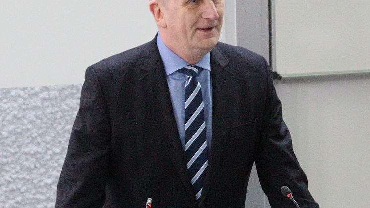 Ministerpräsident Dr. Dietmar Woidke eröffnete das 24. Sommersemester des Seniorenseminars der TH Wildaue