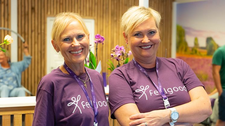 FOLKEHELSE-SUKSESS: Søstrene Liv Karin (t.v.) og Kjersti Kval brenner for å hjelpe andre.