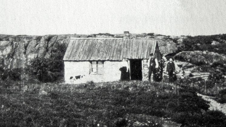 Spake-Martins stenstuga i Gerås        Foto Göteborgs stadsmuseum
