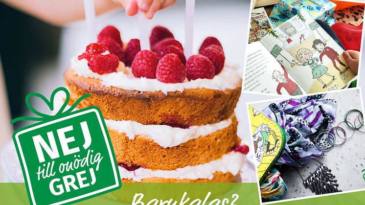 Så fixar du ett hållbart barnkalas