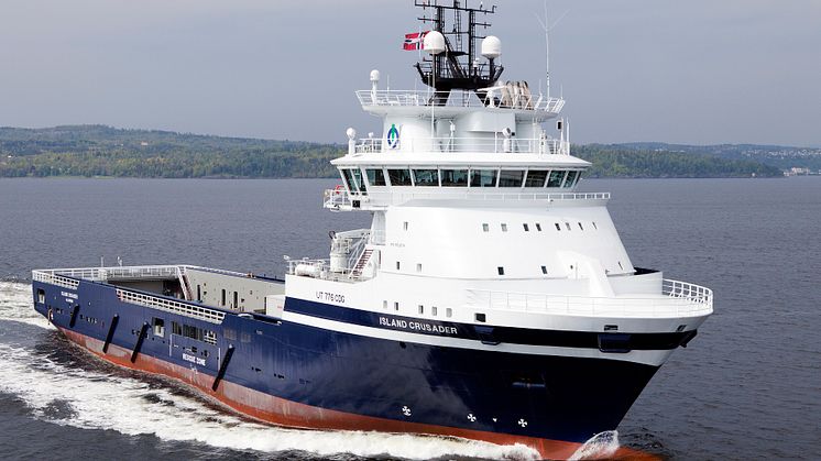Kongsberg Maritime will convert Island Offshore's 'Island Crusader' to hybrid operation