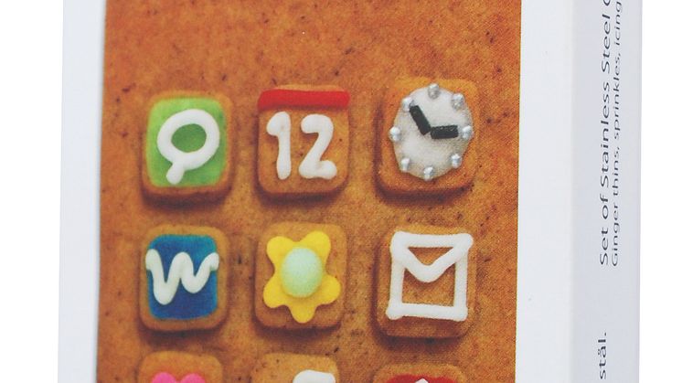 iPepp, pepparkaksform förpackningen