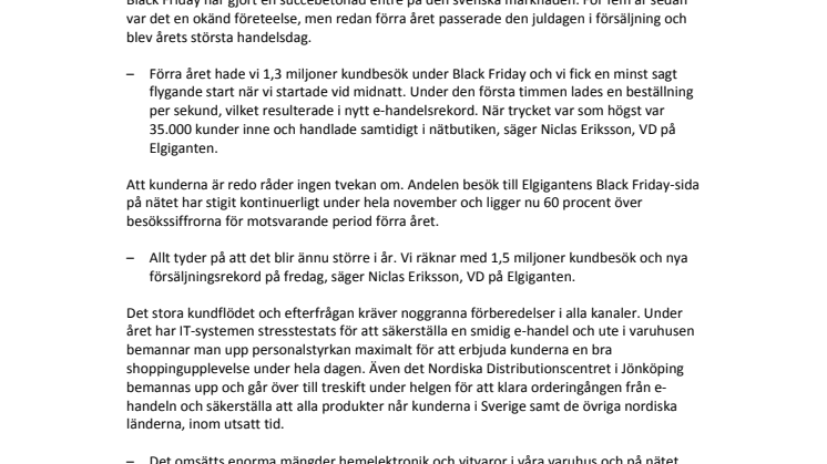 ​Nya rekord att vänta på Black Friday – Sveriges största handelsdag