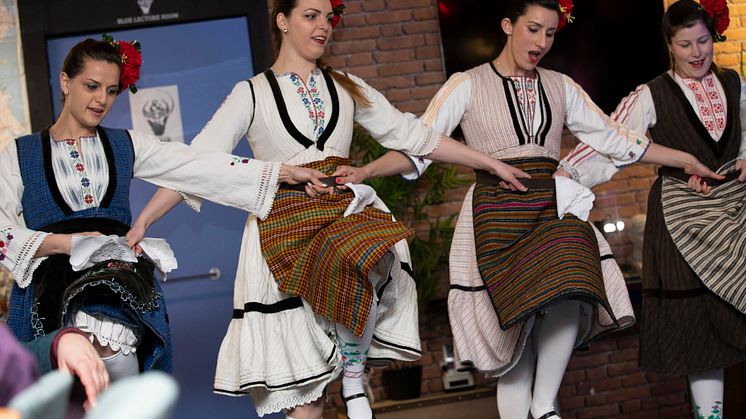 Bulgarian dancers at the Orbis Maker Awards