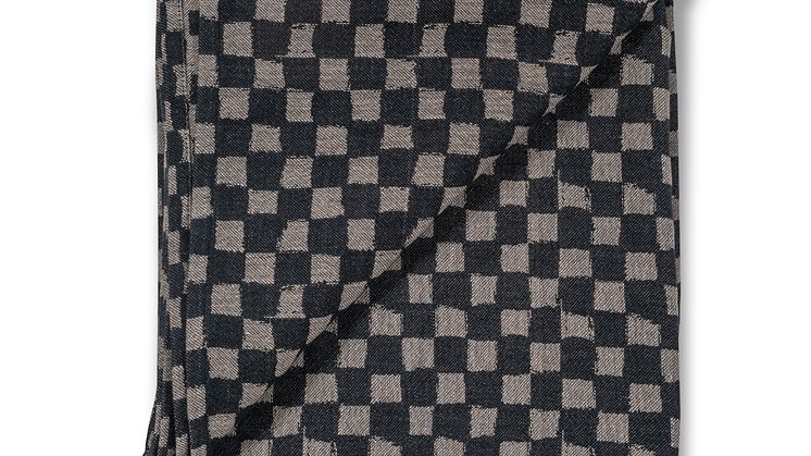 COTTON TABLE CLOTH CHECKI black - ByOn SS22