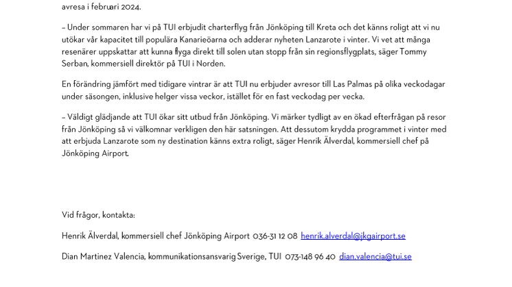 Ny charterdestination och utökad kapacitet från Jönköping i vinter – TUI satsar på Kanarieöarna.pdf