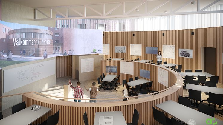 M-huset, Teknodromen (interiört), Lunds Tekniska Högskola
