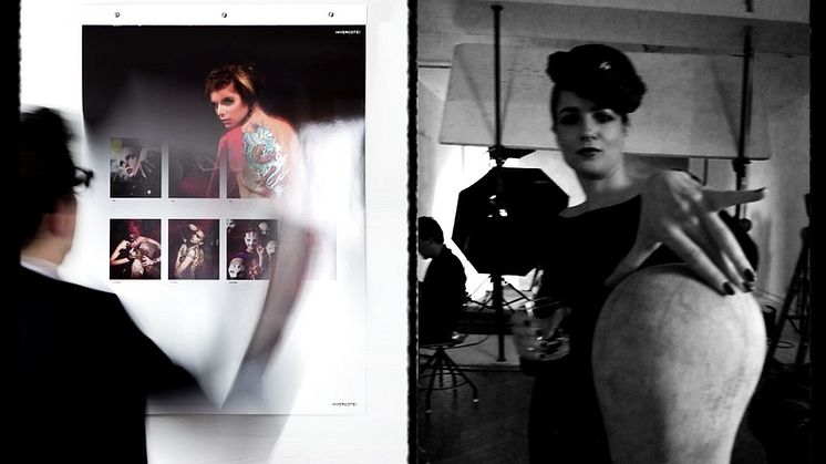 Behind the scenes look at making of the stunning Invercote calendar