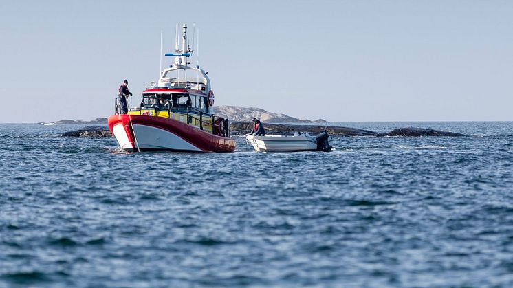 Bildtext: Förra sommaren ökade Sjöräddningssällskapets uppdrag med 52 %.  Foto: Mats Ryde/Sjöräddningssällskapet