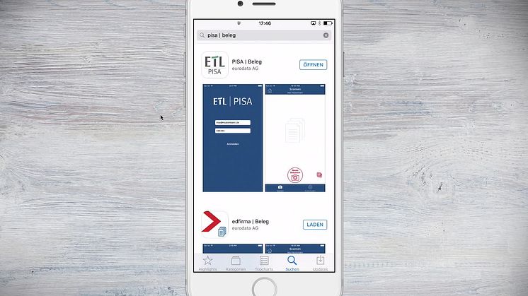Wir stellen vor...: Unsere ETL | PISA Beleg-App