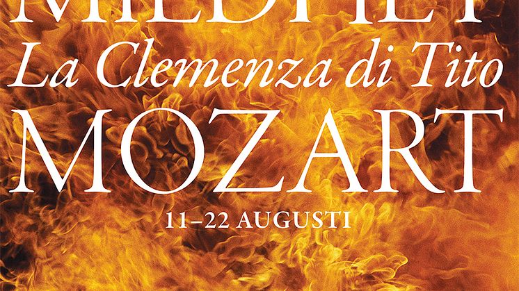 Inbjudan till pressvisning inför premiären av Titus mildhet (La Clemenza di Tito) på Drottningholms Slottsteater